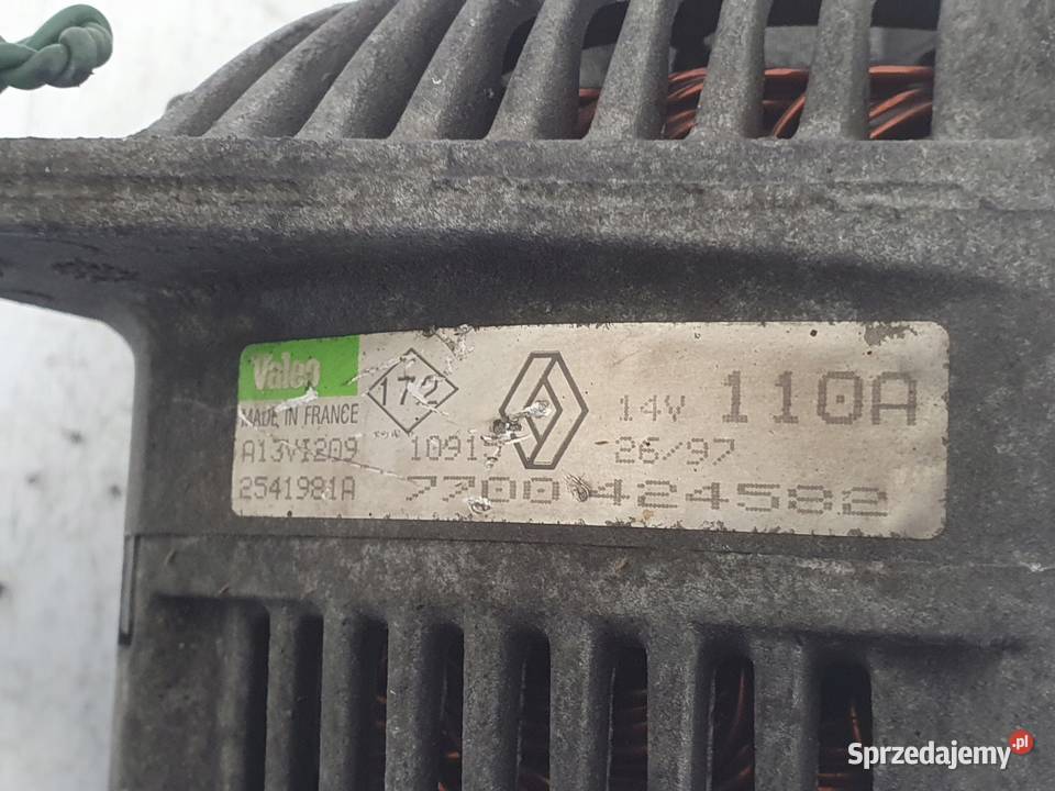 ALTERNATOR Renault Laguna I 18 16V 7700424582 Chełm