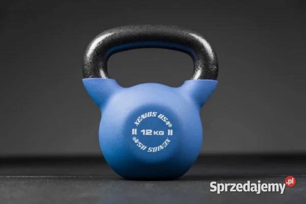 Fitness Kettlebell neoprenowe kolorowe Xenios Wałcz