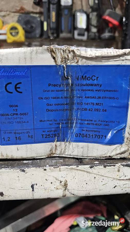 Drut spawalniczy multimet 12 nowy Brodnica Górna sprzedam
