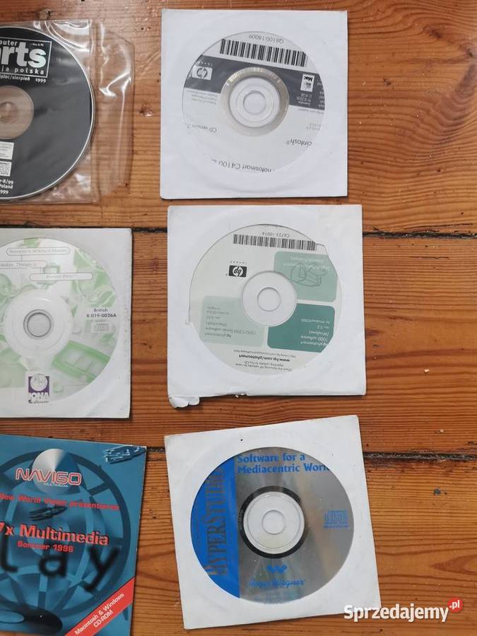 Apple Macintosh płyty cd foldery reklamy Lębork