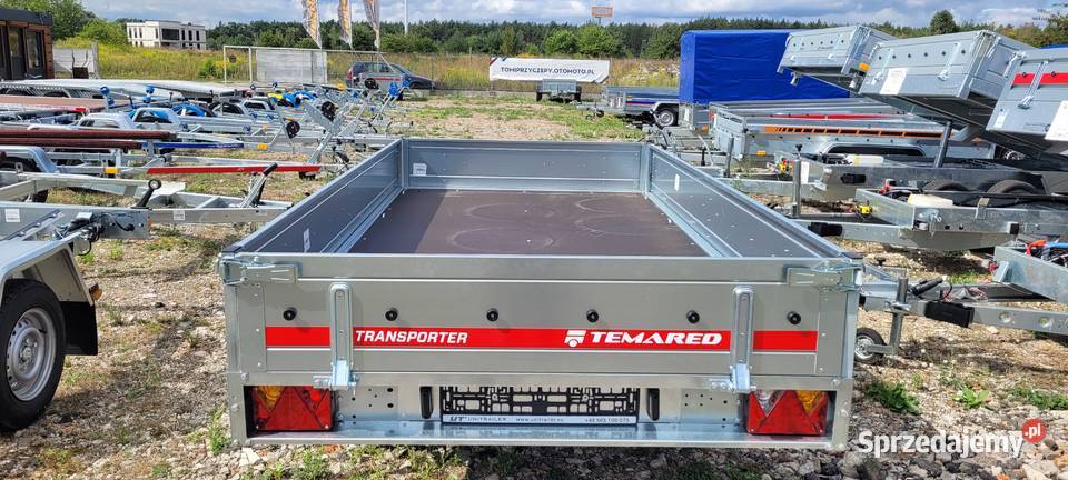 Przyczepka platforma 3x15 TEMARED tandem 750DMC Piła