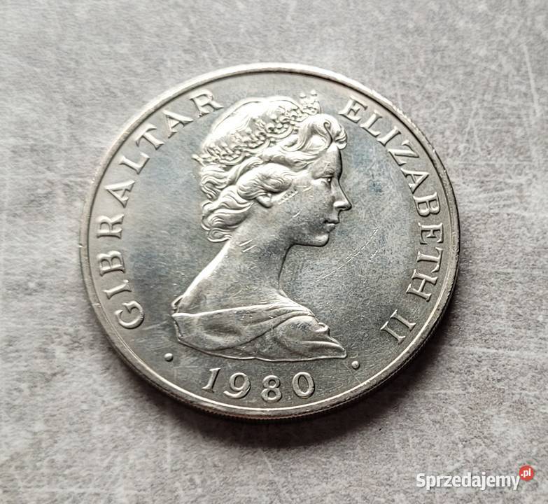 92 GIBRALTAR 1 Korona 1980 r