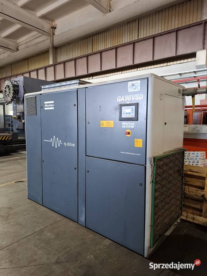 KOMPRESOR ŚRUBOWY Atlas Copco GA 90VSD Andrychów sprzedam