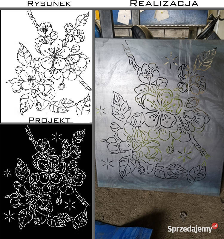 projektowanie DXF SVG Bramy przesuwne ogrodzenie wielkopolskie Poznań