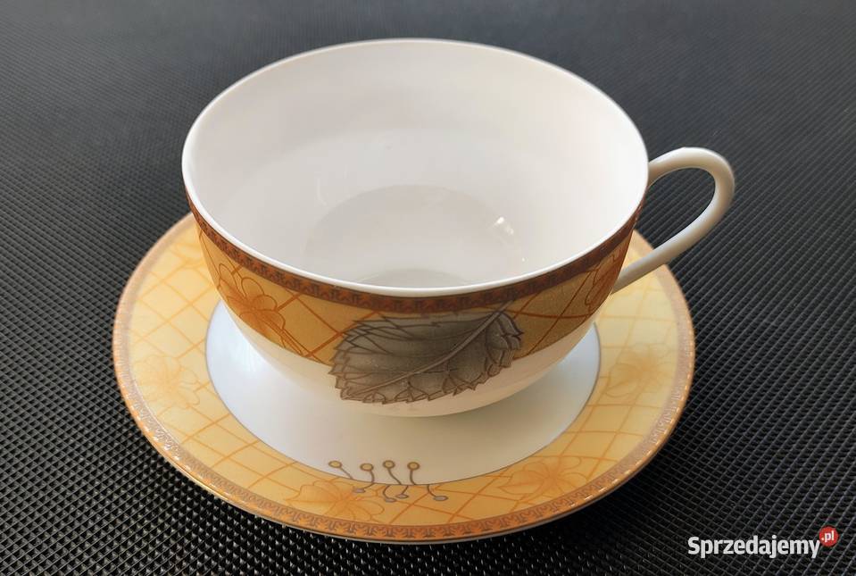 Kolekcjonerska porcelana filiżanka i spodek mazowieckie Pruszków sprzedam