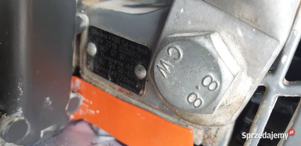 Piła przecinarka bruzdownica k 4000 Husqvarna Namysłów