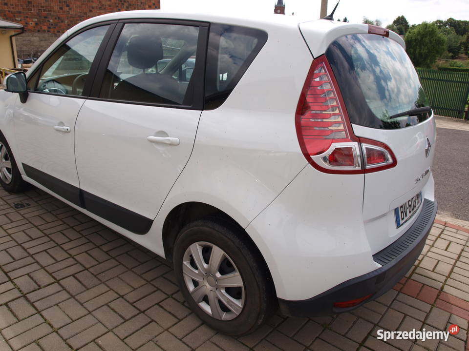 Renault Scenic 15 DCi biały met 42 000 autoalarm Kalisz sprzedam