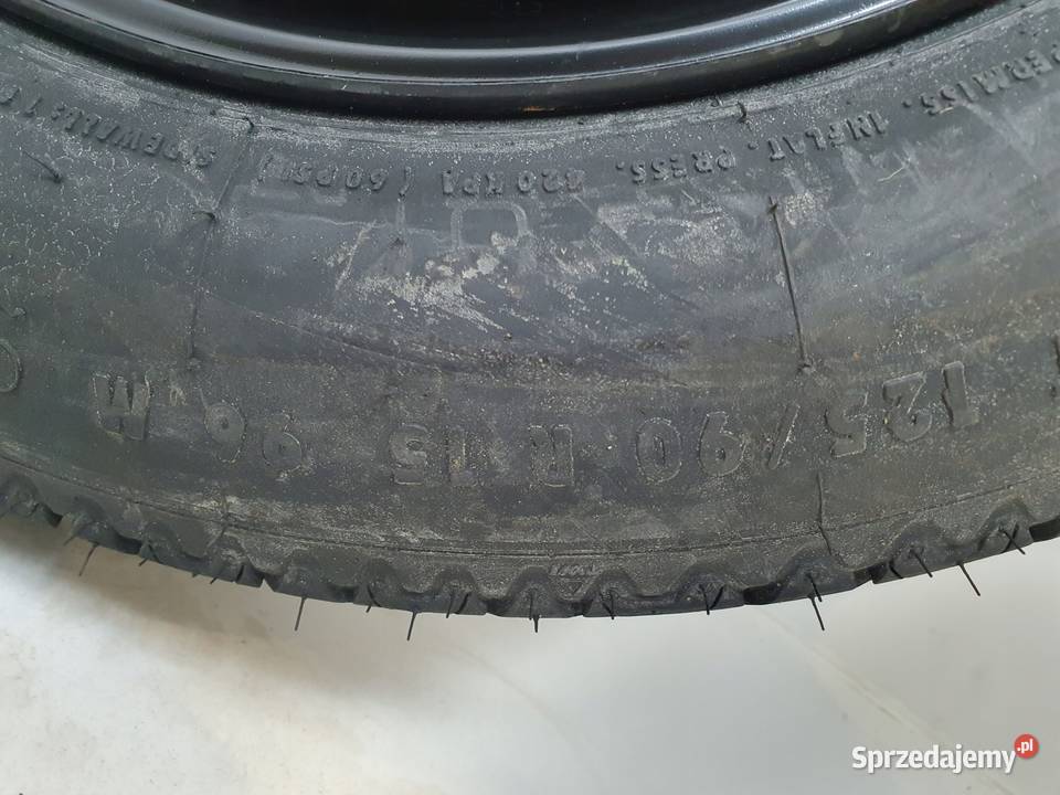 KOŁO DOJAZDOWE ZAPASOWE Alfa Romeo Fiat 12590 Samochodowe lubelskie Chełm sprzedam