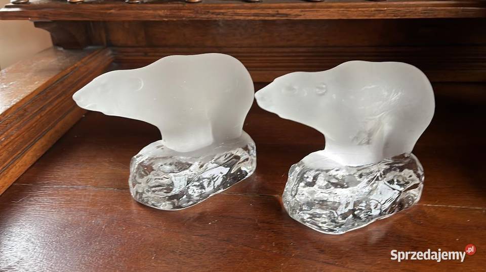 Niedźwiedź Nybro Sweden Crystal Polar Bear Gdańsk