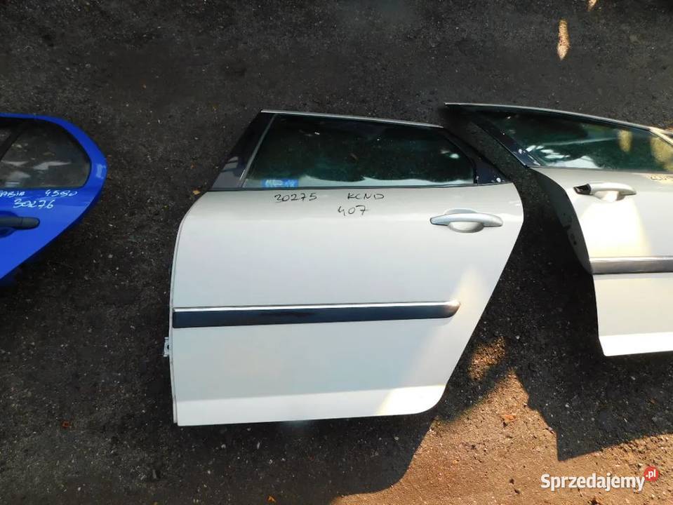peugeot 407 drzwi kolor KCUD 30275 WYSYŁKA osobowe śląskie Żory