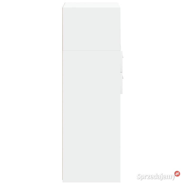 Wysoka szafka biała 40x425x124 materiał Warszawa sprzedam