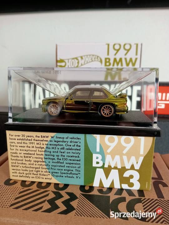 Hot Wheels RLC 1991 BMW M3 3 lata+ Jaworzno sprzedam