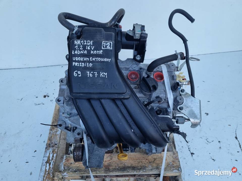 SILNIK Nissan Note II 12 16V 80 serwisowany 69 lubelskie Chełm