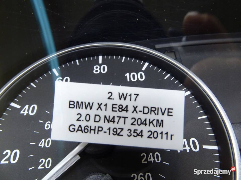 LICZNIK ZEGARY ZEGAR BMW X1 E84 20 D N47 9187345 małopolskie sprzedam