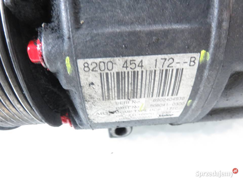 KOMPRESOR KLIMATYZACJI TRAFIC II 20 dCi