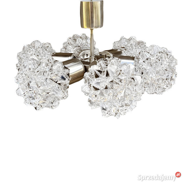 Żyrandol sputnik Kamenicky Senov Czechosłowacja mazowieckie Warszawa