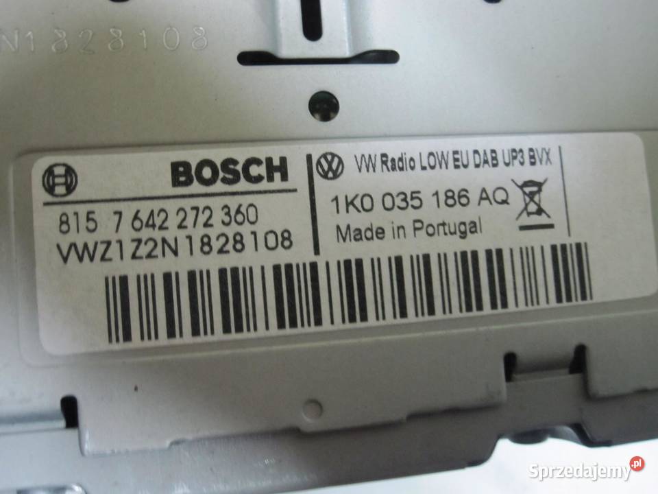 PASSAT B7 16 TDI 13r Radio CD 1K0035186AQ