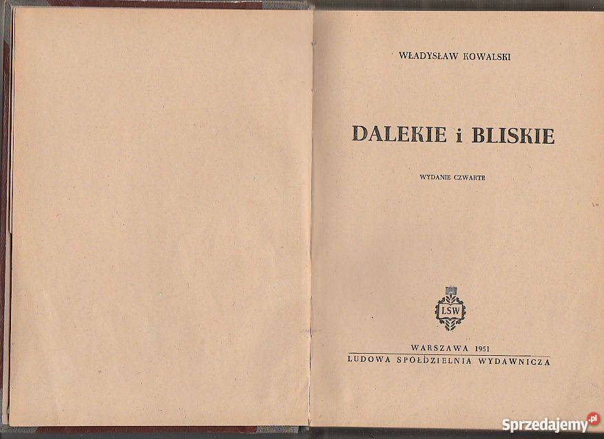 7351 DALEKIE I BLISKIE WŁADYSŁAW KOWALSKI Czyrna sprzedam