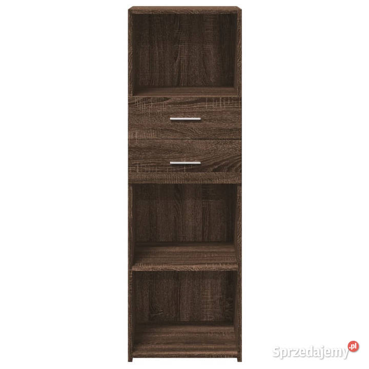 Wysoka szafka brązowy dąb 40x425x124 WM846165 Warszawa sprzedam