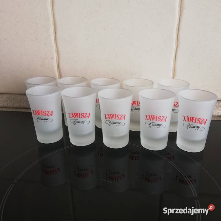 Kieliszki do wódki Zawisza Czarny 10 nowe Sieradz