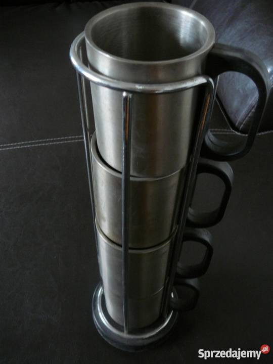 kubki metal zestaw na podstawie 4 dolnośląskie Wrocław