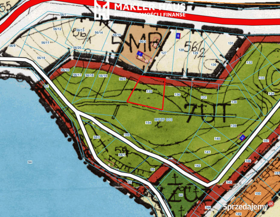 Kiepojcie Działka rekreacyjna jeziorem