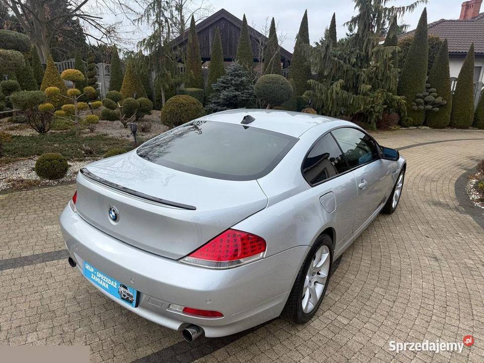 BMW Seria 6 630 i benzyna 258 2007r bezwypadkowy Krotoszyn sprzedam