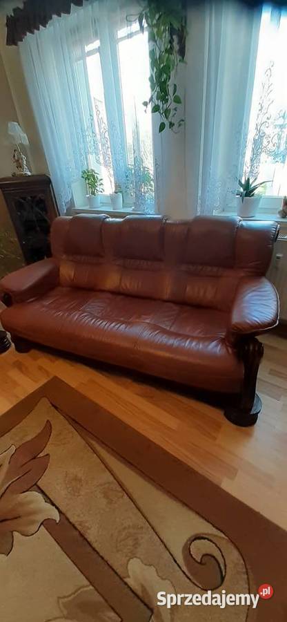 kanapa i fotele skorzane Lewin Brzeski