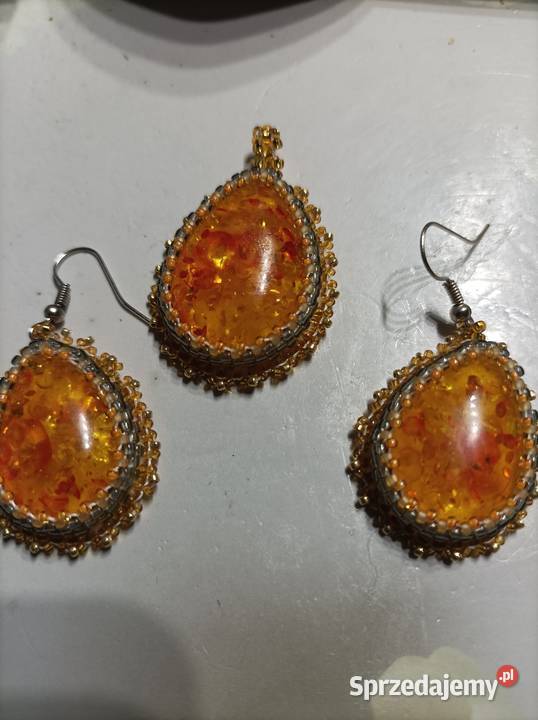 Komplet a La bursztyn beading Częstochowa