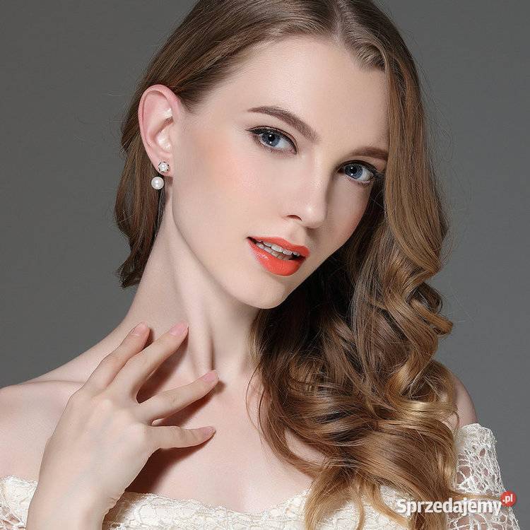 Nowe srebrne kolczyki srebro 925 perly perelki Szczecin