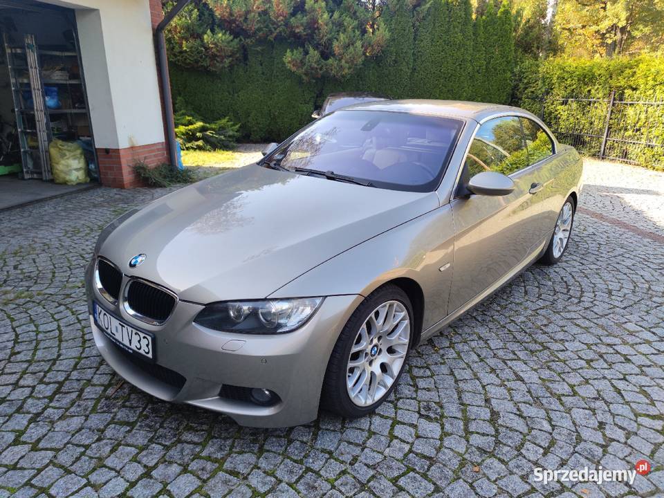 BMW 320i Cabrio E93 Złoty perfekcyjny stan Rok produkcji 2008 Mysłowice
