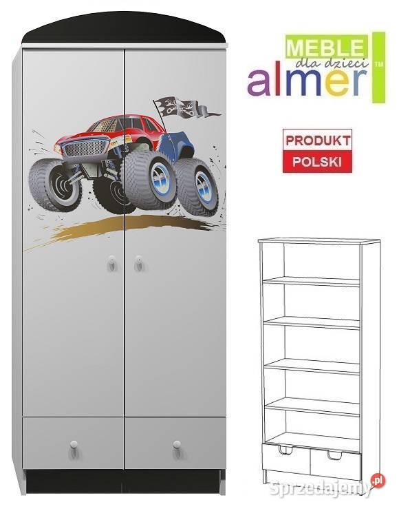 MONSTER TRUCK 20 N25 szafa dziecięca 80x53 w190 Katowice