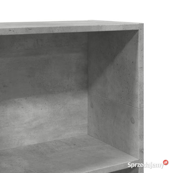 Regał szarość betonu 40x24x109 materiał Warszawa
