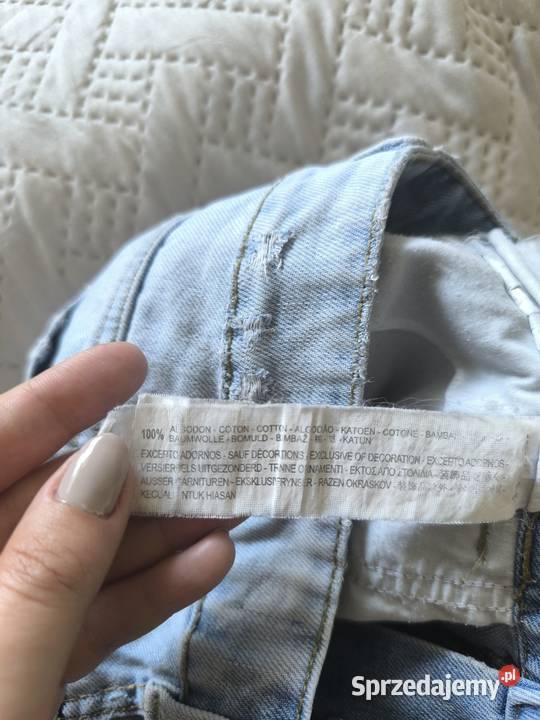 Krótkie spodenki szorty Zara biały Odzież damska Biała Podlaska sprzedam