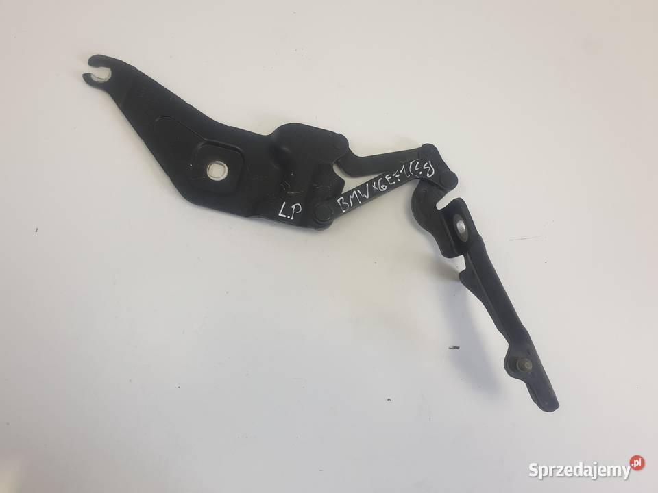 BMW X6 E71 LEWY ZAWIAS MASKI Przód kierowcy Rudka