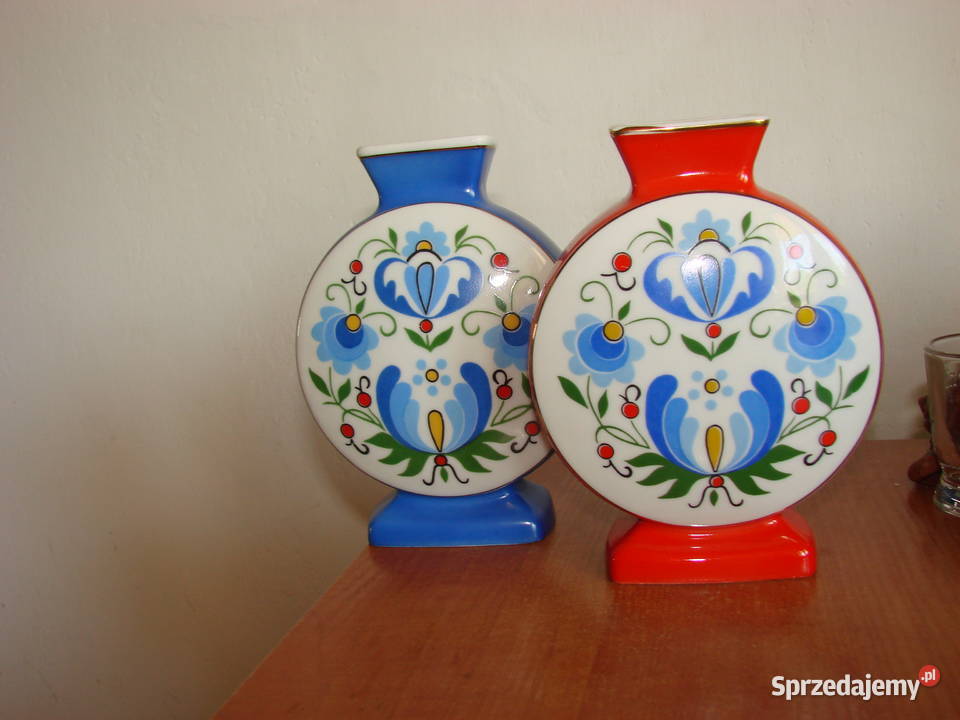 Lubiana wzór kaszubski wazonik Pruszcz Gdański sprzedam