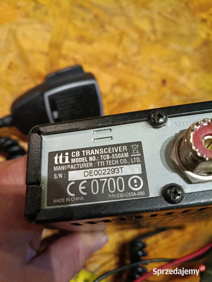 CB Radio TTI TCB550AM Mikrofon Oryginał Łosice