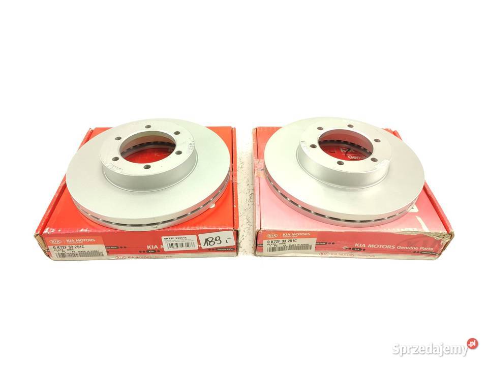 TARCZE HAMULCOWE 258mm PRZÓD 2 KIA PREGIO 25 D