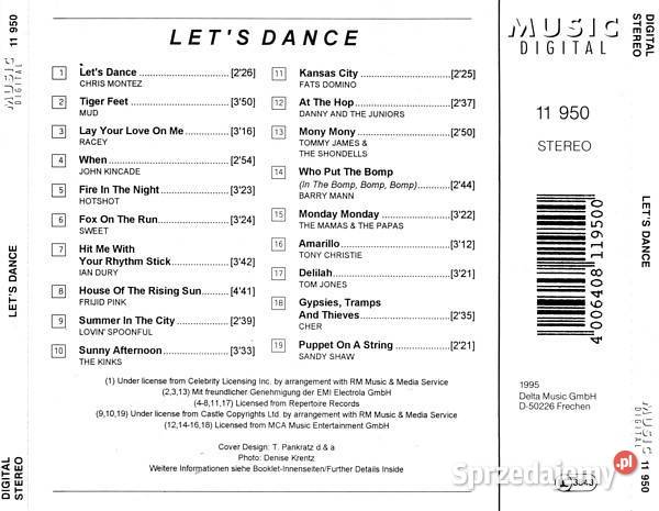 Lets Dance Album CD Krynica-Zdrój