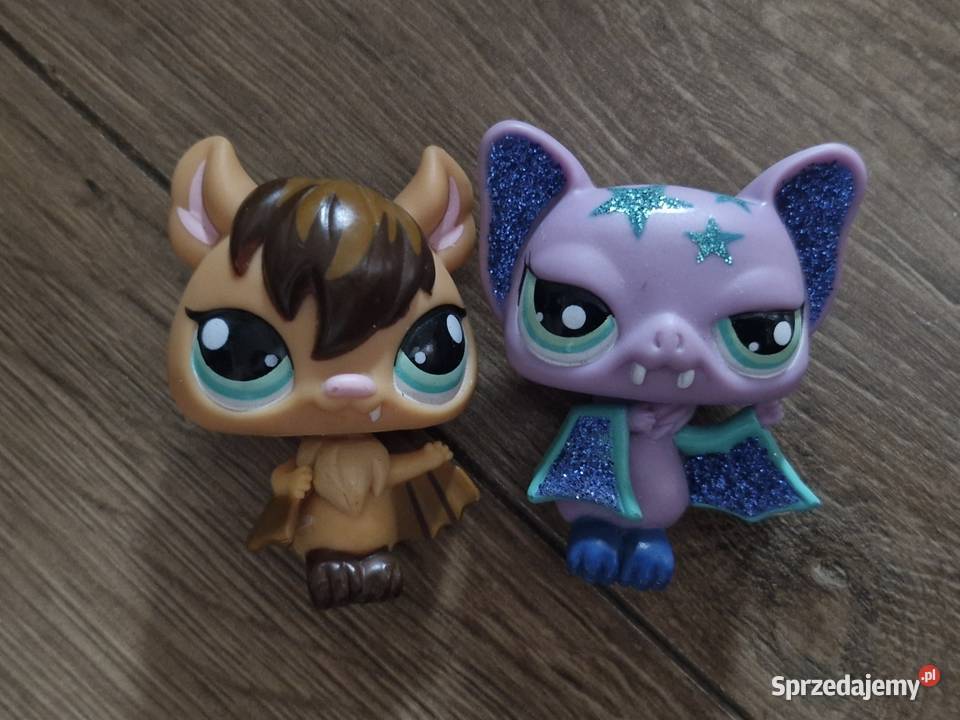2x nietoperz pet shop lps fioletowy Starogard Gdański