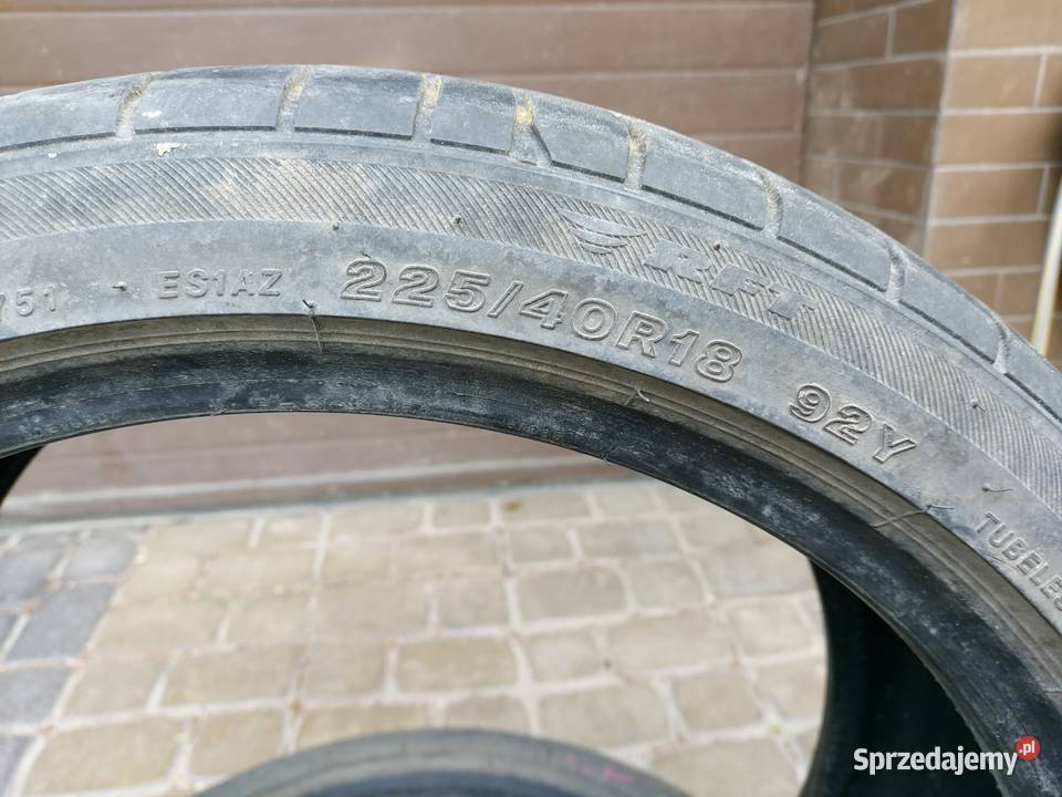 2 Bridgestone Potenza 1 Goodyear letnie