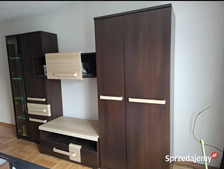 Sprzedam meblościankę z podświetleniem LED Meble do salonu Ruszcza