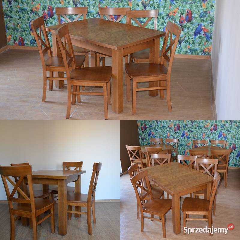 Stoły do lokalu Meble drewniane Stół rozkładany śląskie Gliwice