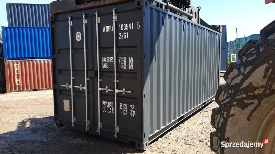 Kontenery 20DV DD OW z podwójnymi wrotami jednej Gdańsk sprzedam