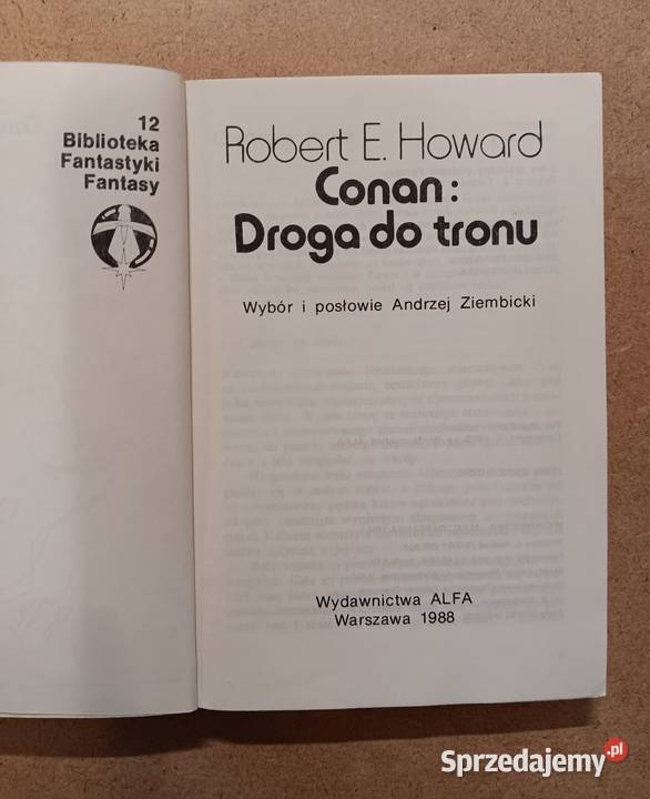 Robert EHoward Conan Droga do tronu Białystok
