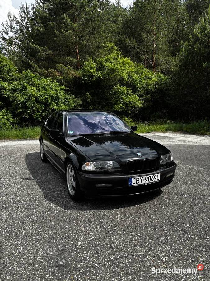 BMW E46 czarny Seria 3 Kotomierz