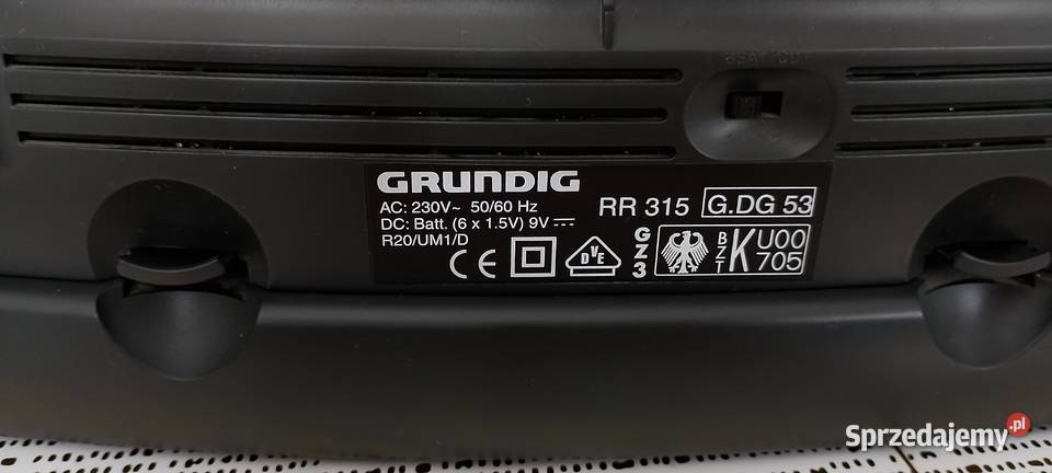 GRUNDIG RR 315 Vintage boombox UBS Beat Cut Stan Wąbrzeźno sprzedam