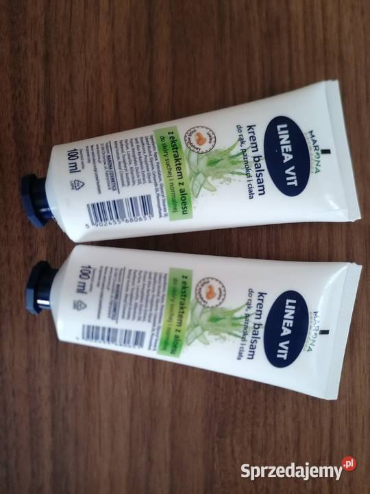 Krembalsam aloesowy do rąk paznokci i ciała łódzkie Łódź