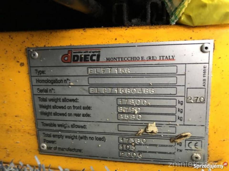 Ładowarka obrotowa Dieci 4025 Roto Koła