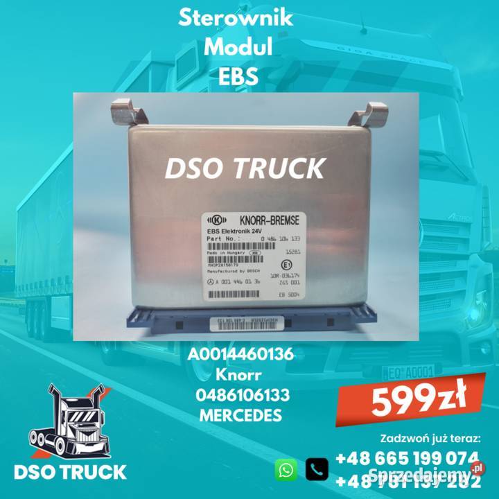 Sterownik Modul EBS Knorr A0014460136 0486106133 Zawichost